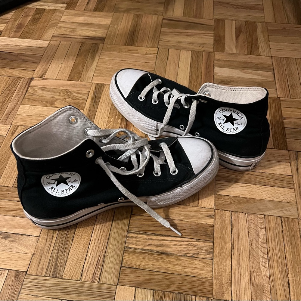 Black Platform Converse - image 5
